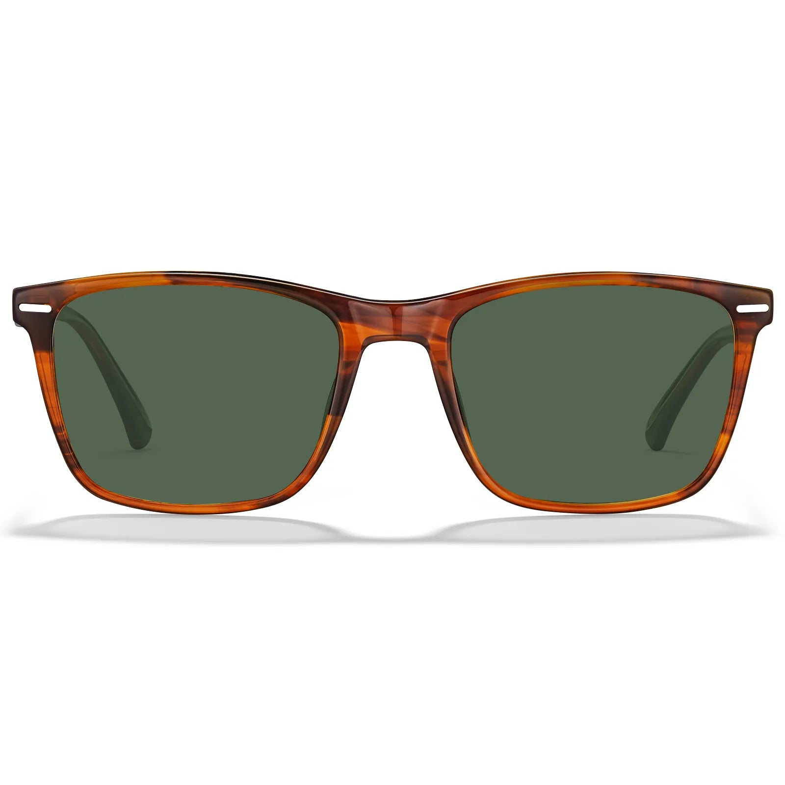 CARFIA Hemet-L02-RX hand-polished Italian acetate prescription sunglasses, front view