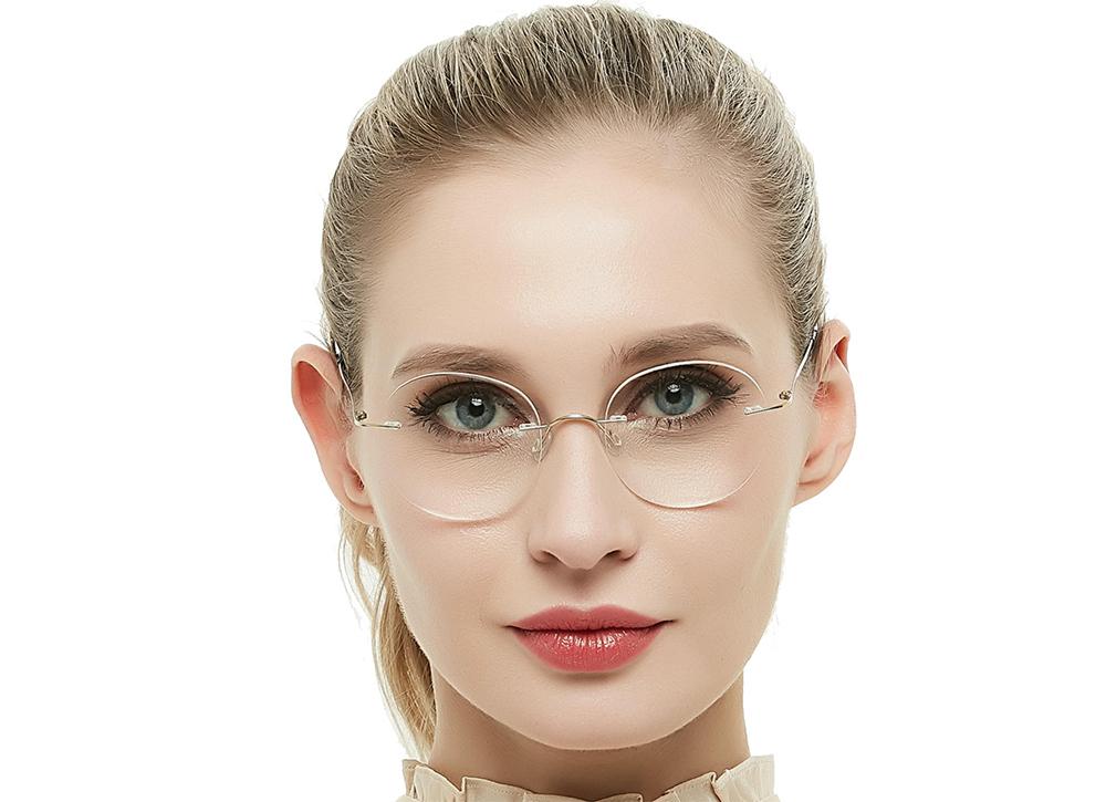 What are the brands of rimless eyeglasses for women KoalaEye