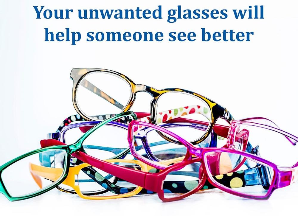 What can I do with my old eyeglasses?