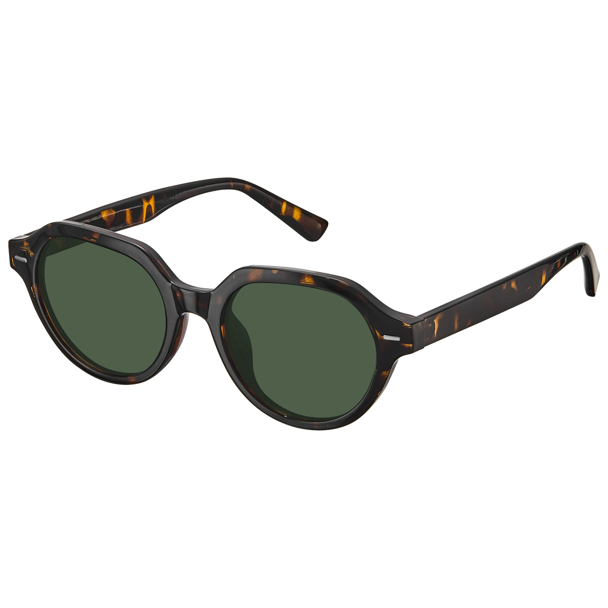 Carfia Aomst-L03-RX Tortoise Acetate Heart Polarized Eyeglasses for Men, Detail View
