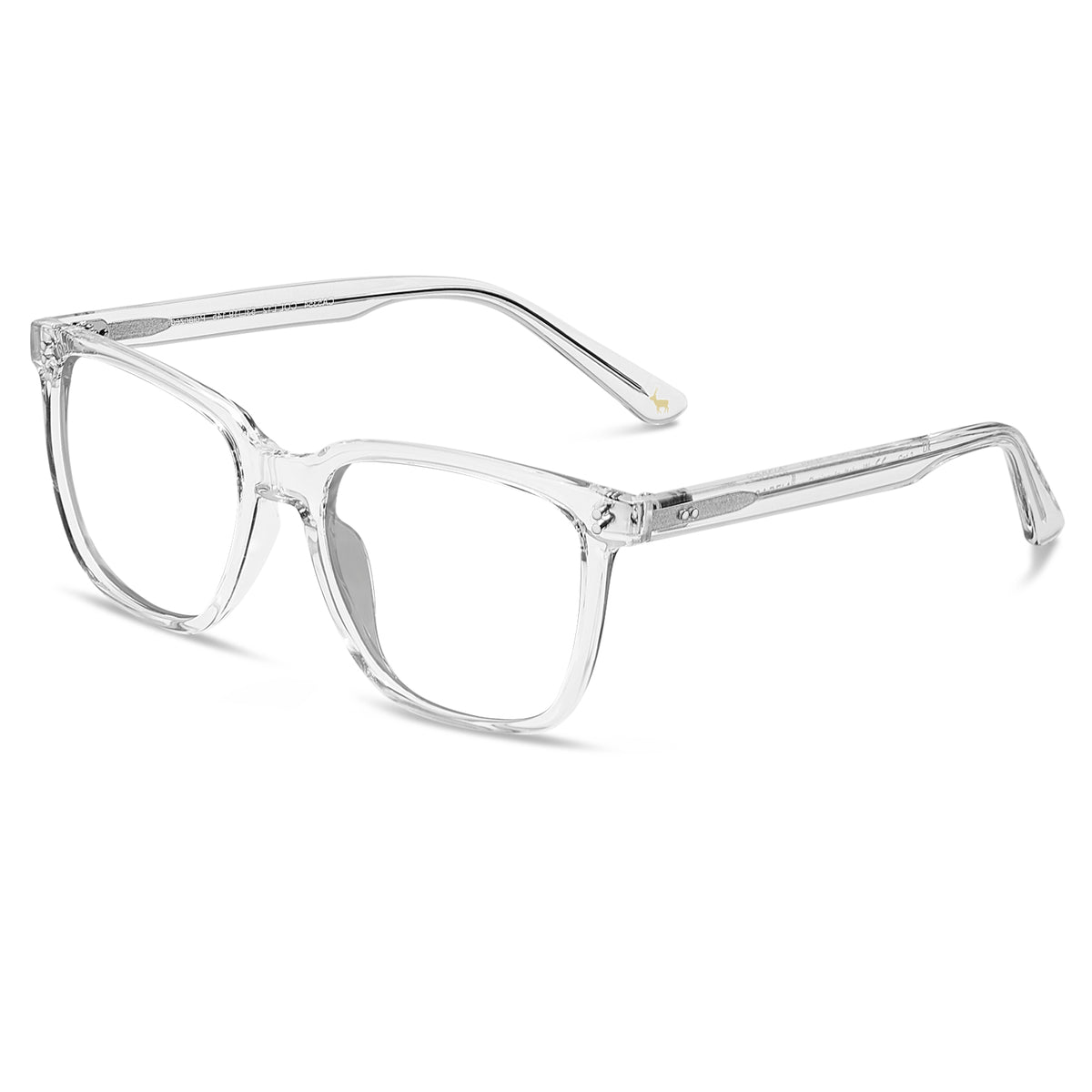 Carfia Kenosha-FL12 Clear Eyeglasses, Detail View