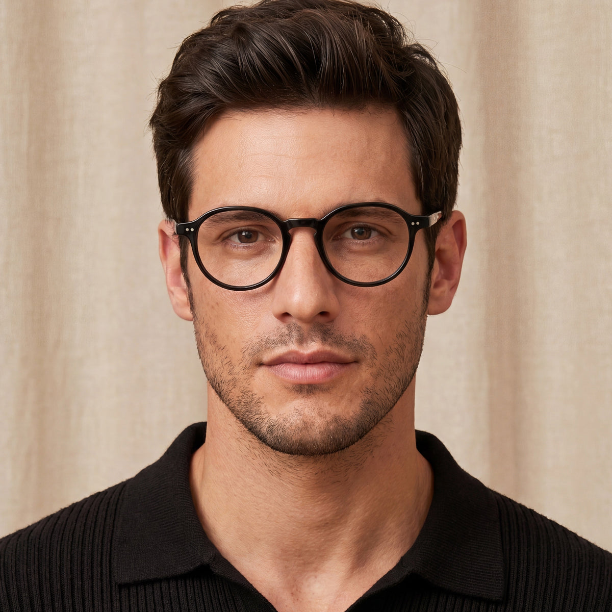 Finco FC01 Lightweight Acetate Round Eyeglasses Prescription Blue Light Glasses men glasses