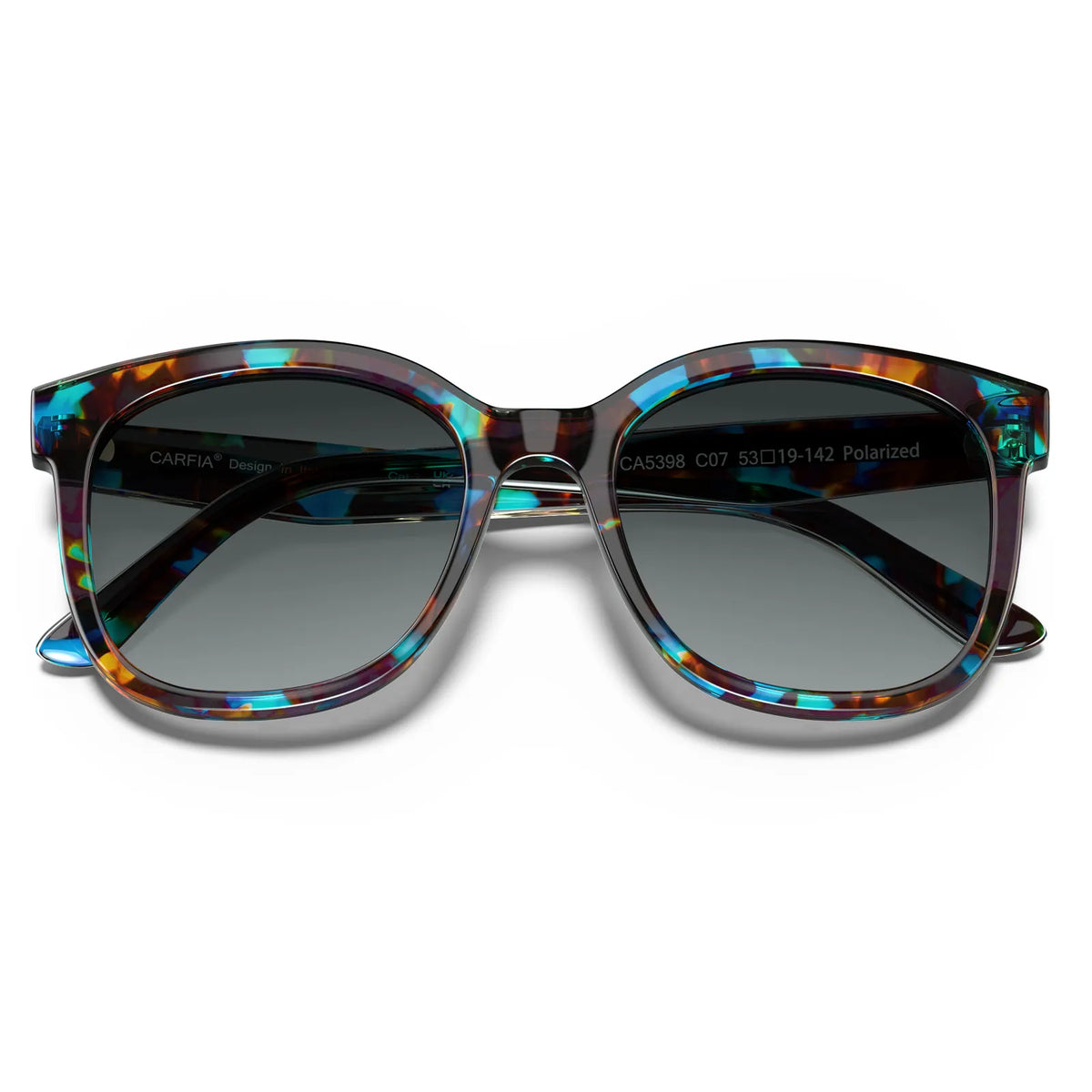 Carfia Tucson-C07 Acetate Cat-Eye Polarized Sunglasses for Women, Additional View