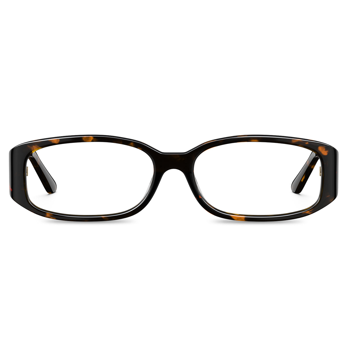 Carfia Tortoiseshell Premium Acetate Eyeglasses Italian Design with Signature Deer Logo eyewear front