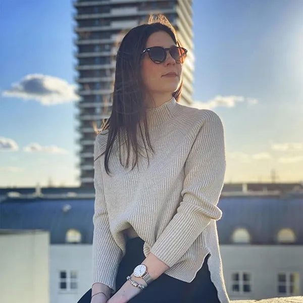 Carfia Chicago-C03-RX Tortoise Acetate Round Polarized Prescription Sunglasses for Women, Lifestyle