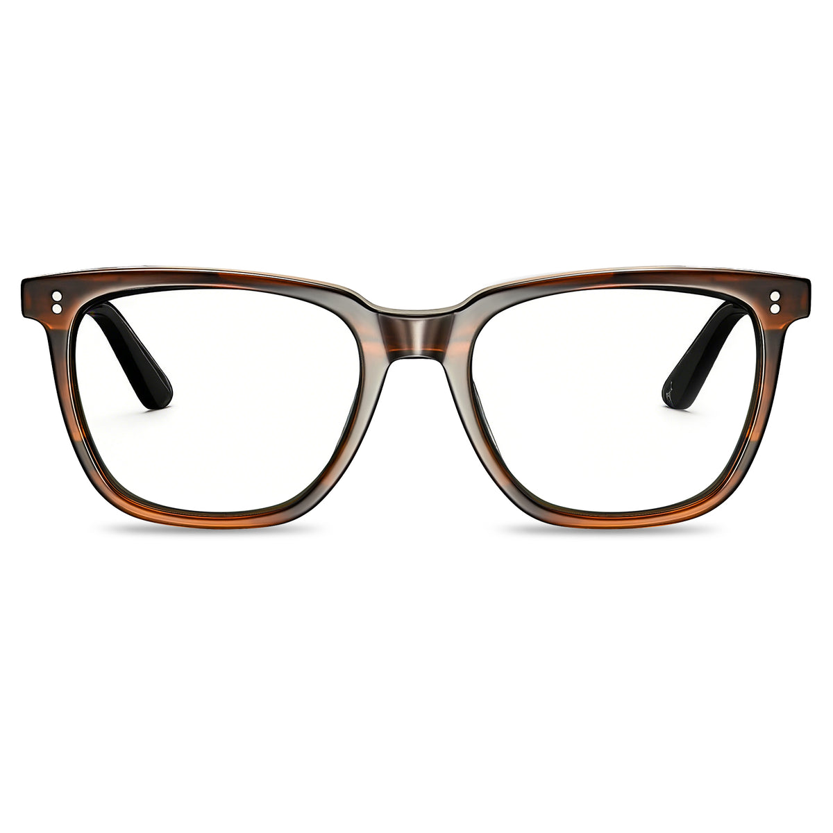 carfia-eyeglasses-brown-eye-glass-versatile-classic-glasses-front