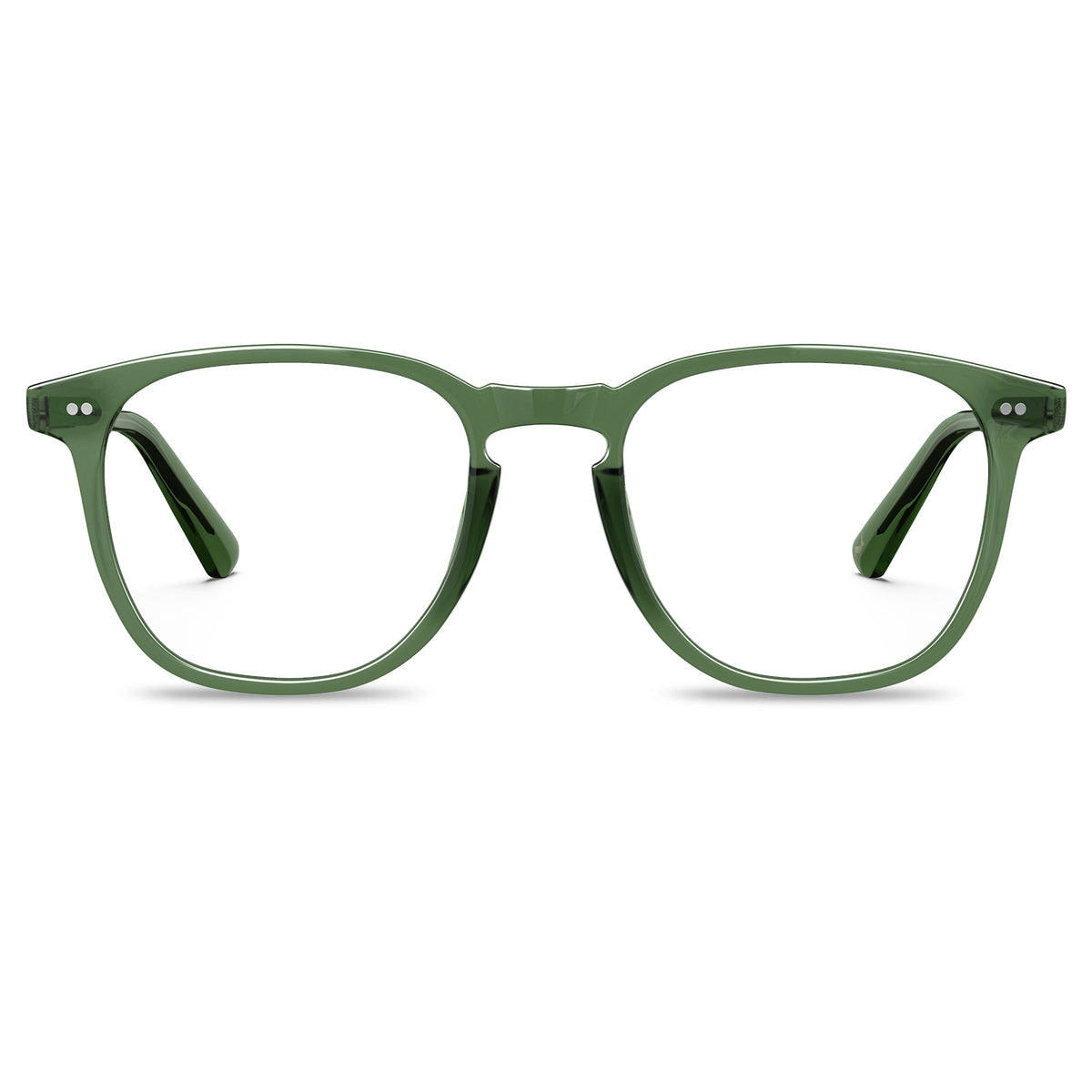 carfia-lightweight-clear-green-acetate-eyeglasses-for-men-and-women-prescrition-eyewear-front