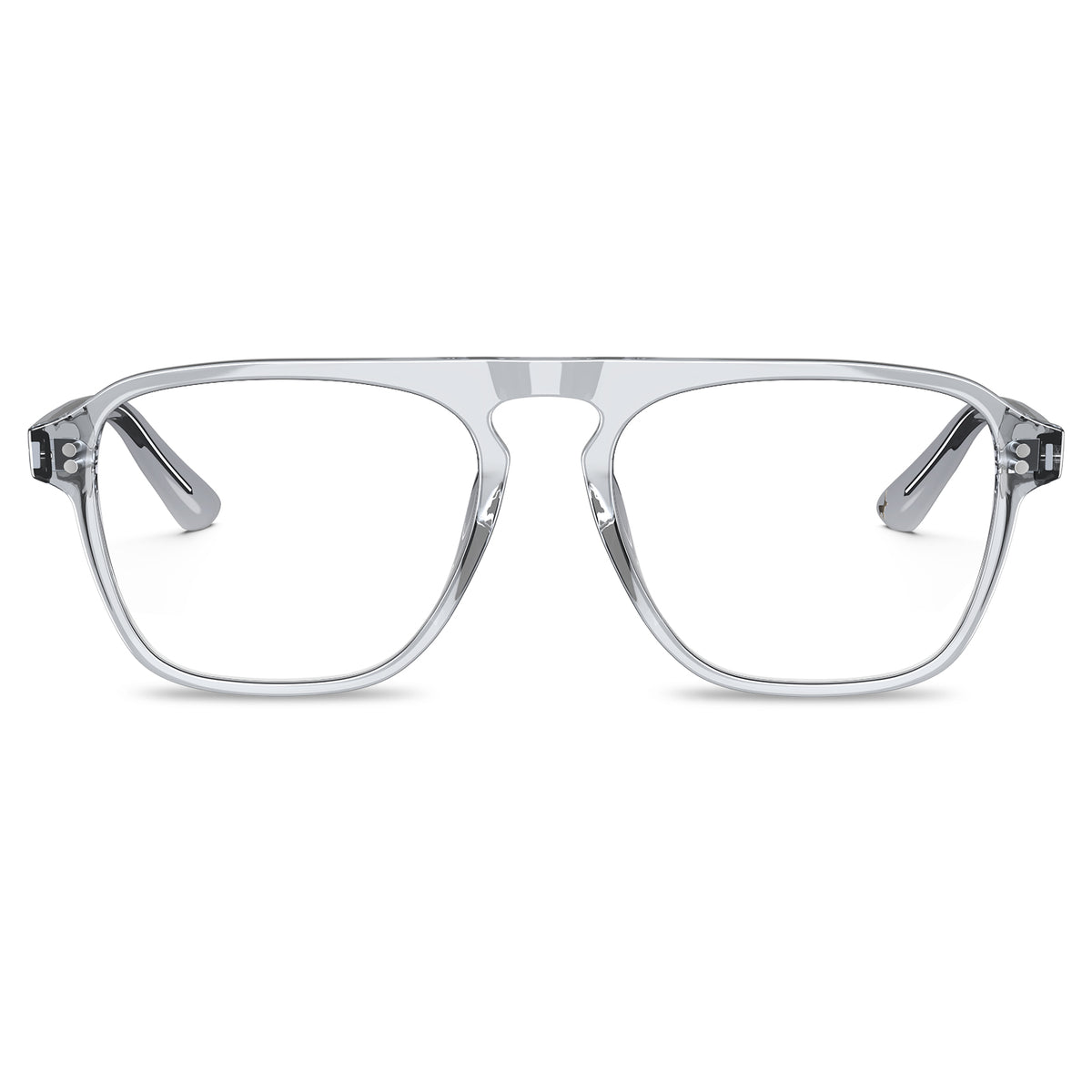 carfia-transparent-grey-acetate-eyeglasses-lightweight-prescription-frames-front