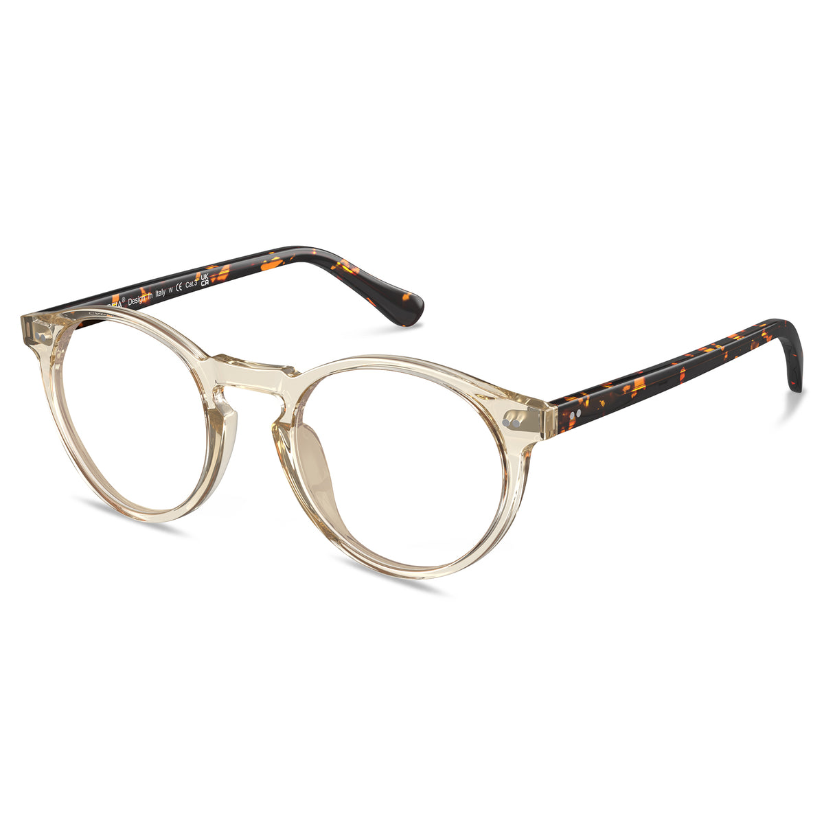 coffee-acetate-round-frame-eyeglasses-classic-and-distinct-two-silver-rivets-eyewear-angle