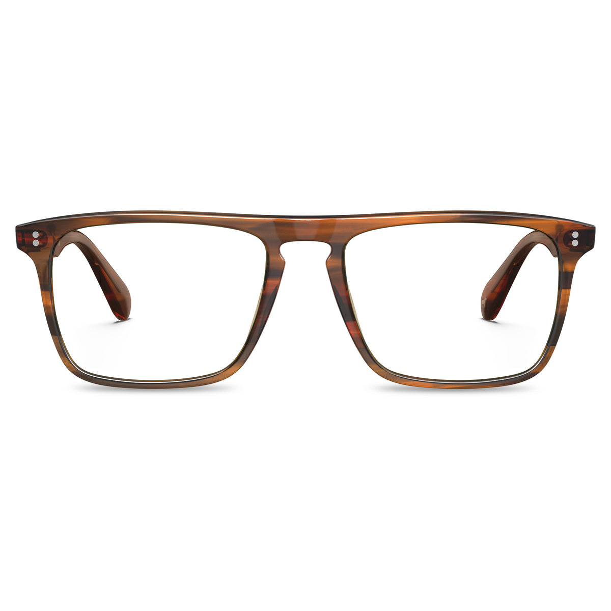 men-and-women-brown-eye-glasses-classic-acetate-frame-eyeglasses-front