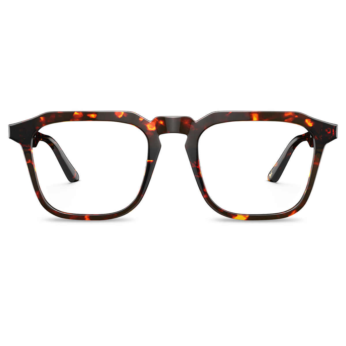 tortoiseshell-orange-square-eyeglasses-front-view