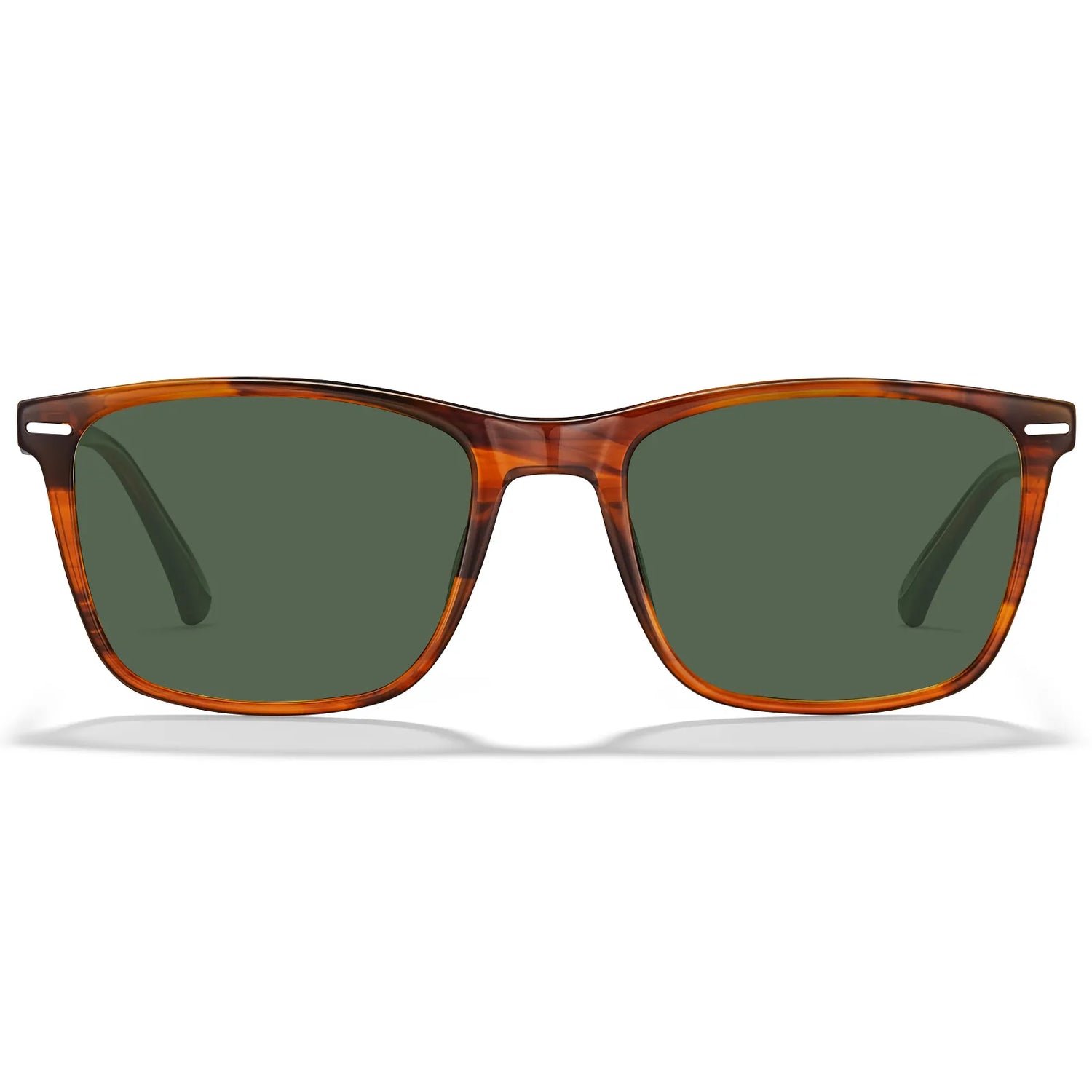 CARFIA Hemet-L02-RX hand-polished Italian acetate prescription sunglasses, front view