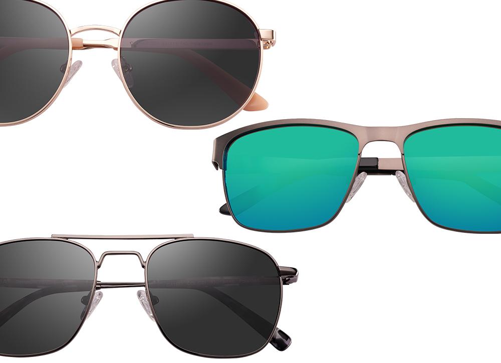 What are the suggested 6 cool sunglasses styles for summer 2021