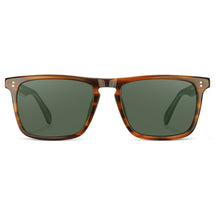 Carfia Shelton-C02-RX Brown Acetate Square Eyeglasses for Men, Front View
