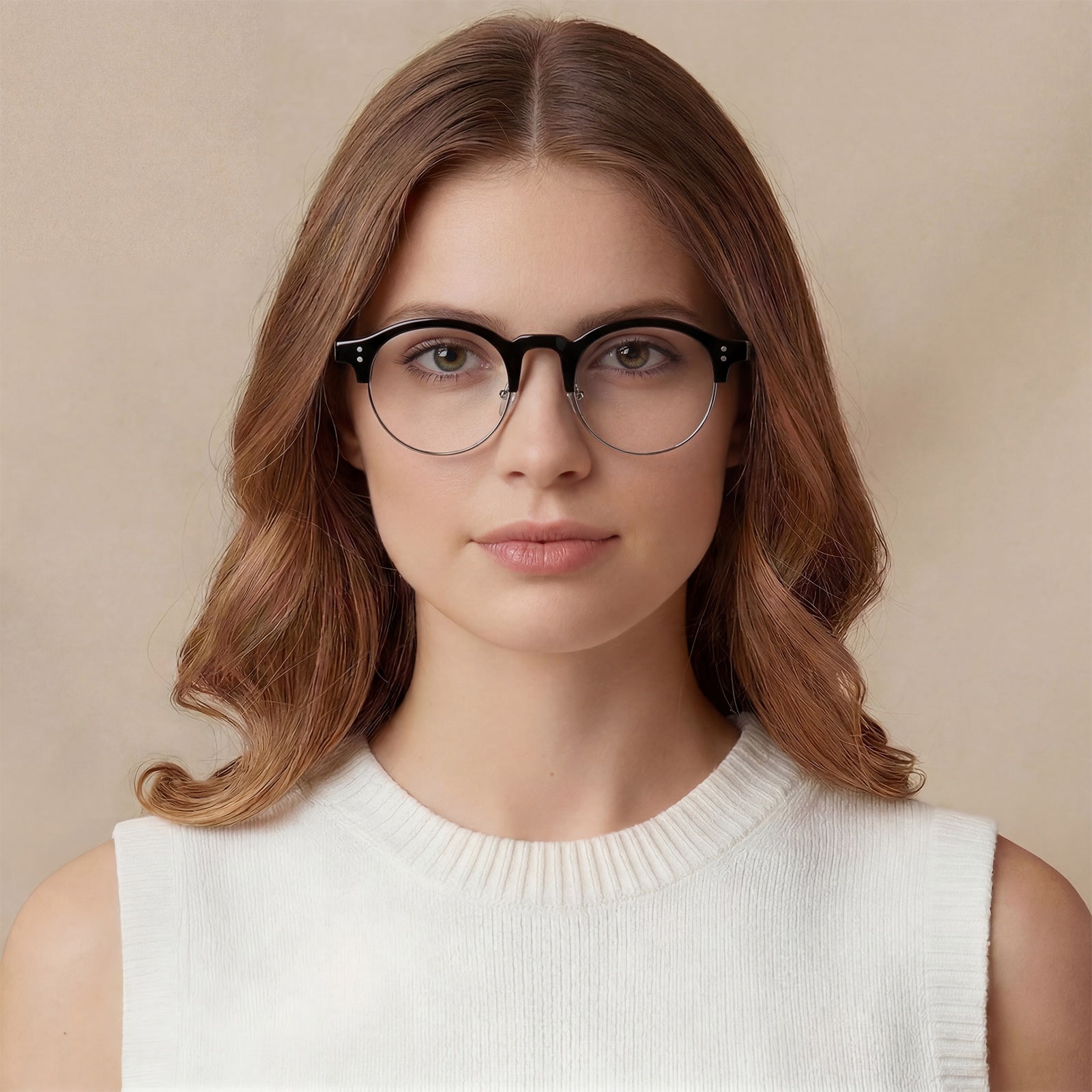 carfia-round-eyeglasses-frame-clear-black-women-lifestyle