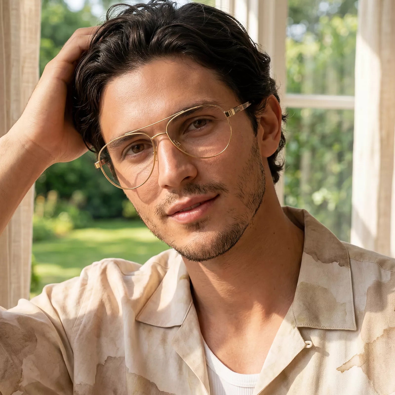 carfia men Eyeglasses Poptart_Striking_Aviator_Frame_Model