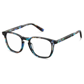 Downey prescription eyeglasses side profile showing acetate frame-angle