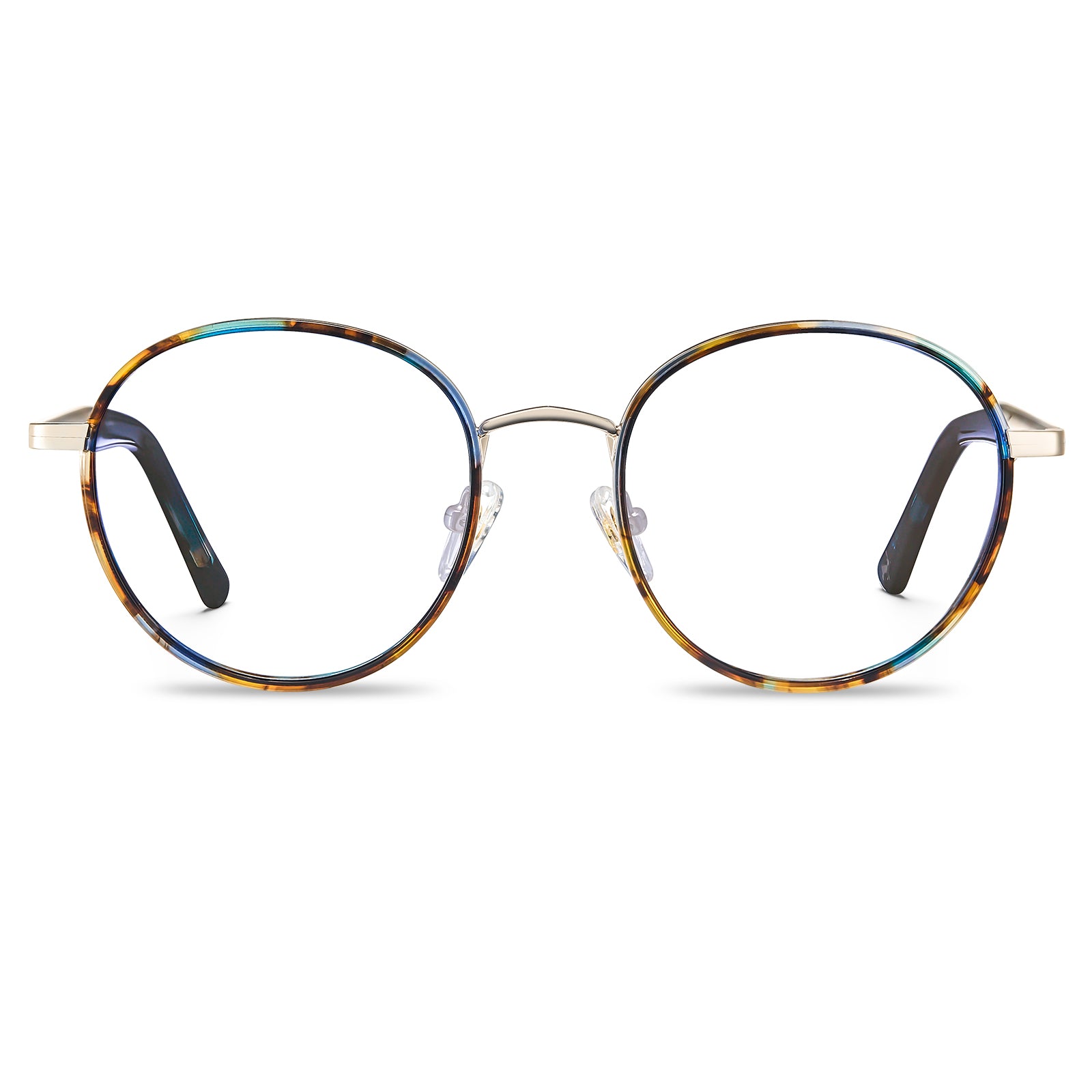 49mm-round-eyeglasses-unisex-full-rim-metal-frame-colorful-eyeglasses-front