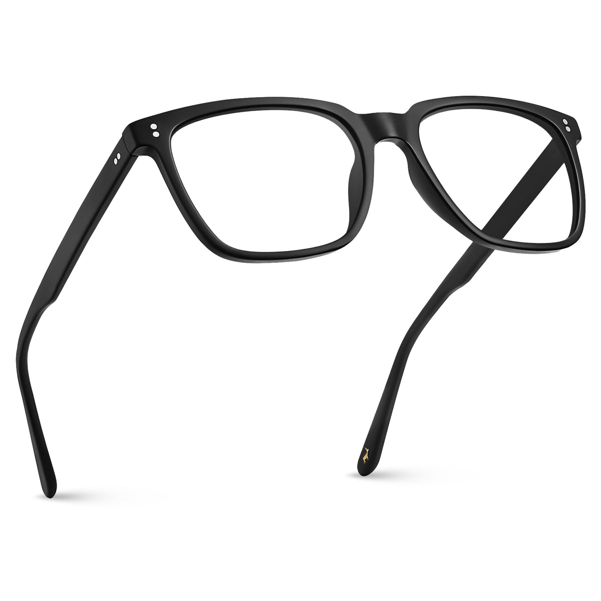 Carfia Kenosha-FL20 Black Acetate Eyeglasses, Additional View
