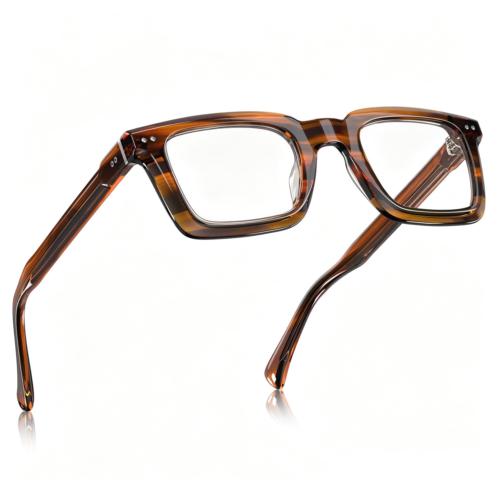 Arnect Square Tortoiseshell carfia prescription Eyeglasses Timeless Style Meets Italian Craftsmanship fly