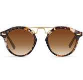 Carfia AvonPark-C6-RX Tortoise Acetate Heart Polarized Eyeglasses for Women Front View