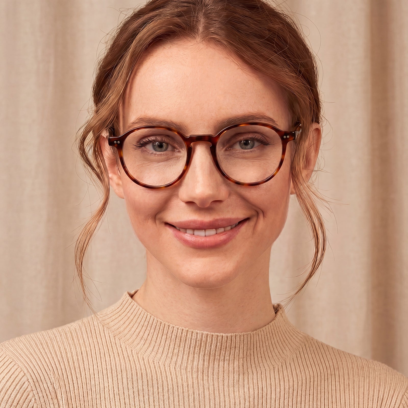 Compatible with single-vision, bifocal, and progressive lenses carfia eyeglasses women model