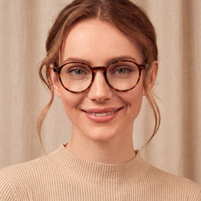 Compatible with single-vision, bifocal, and progressive lenses carfia eyeglasses women model
