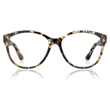 Barrie FC08 Oversized Square Eyeglasses for Women Tortoiseshell Acetate  Carfia front