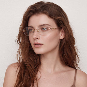Bonterey-FC04-metal-oval-eyeglasses-prescription-blue-light-Italy-designer-eyewear-women-model