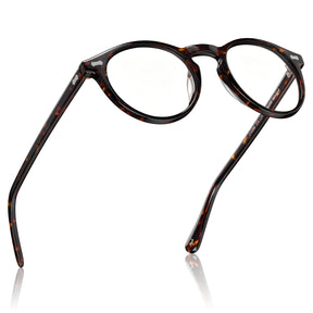Carfia CA5288 Concord Round Tortoise Eyeglasses fly