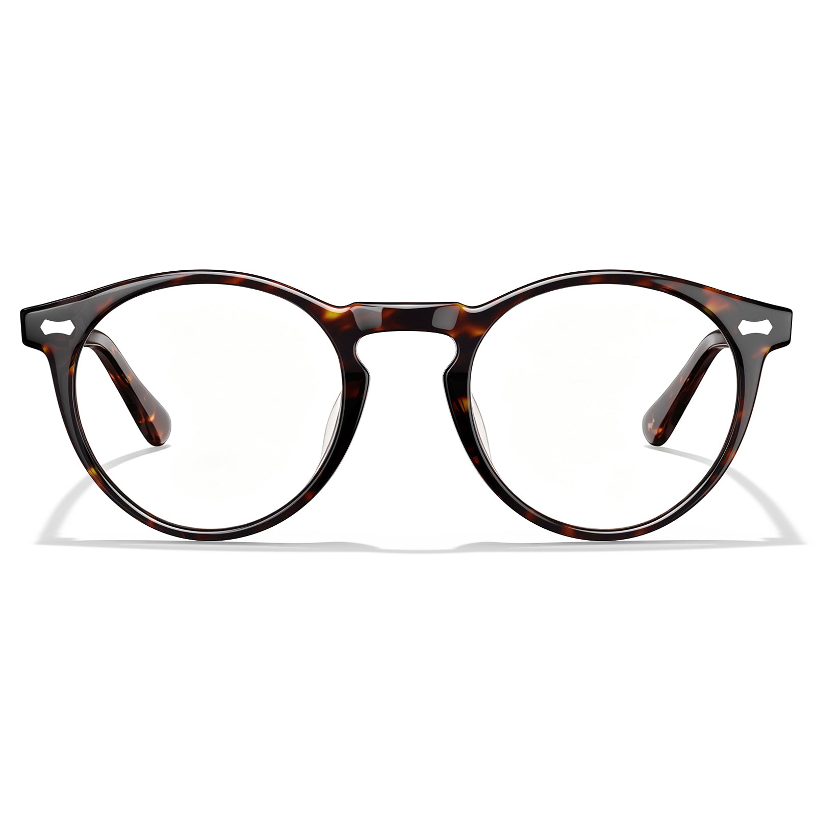 Carfia CA5288 Concord Round Tortoise Eyeglasses front