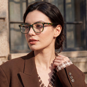 ca5354 Kenosha Square Prescription Eyeglasses for women men Carfia glasses women model