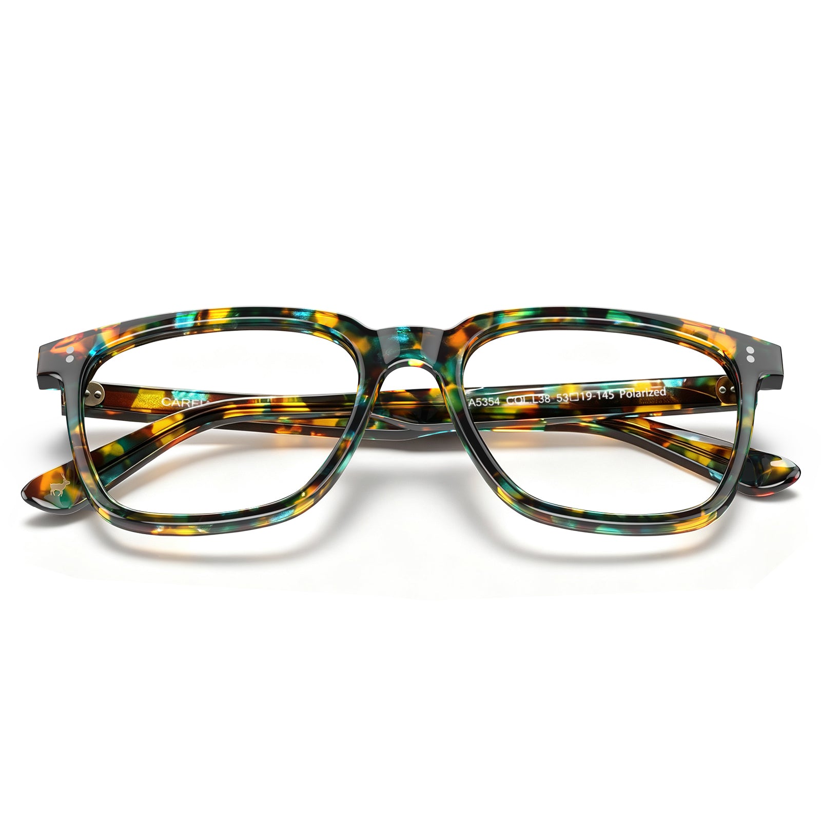 ca5354 Kenosha Square Prescription Eyeglasses for women men Carfia glasses fold