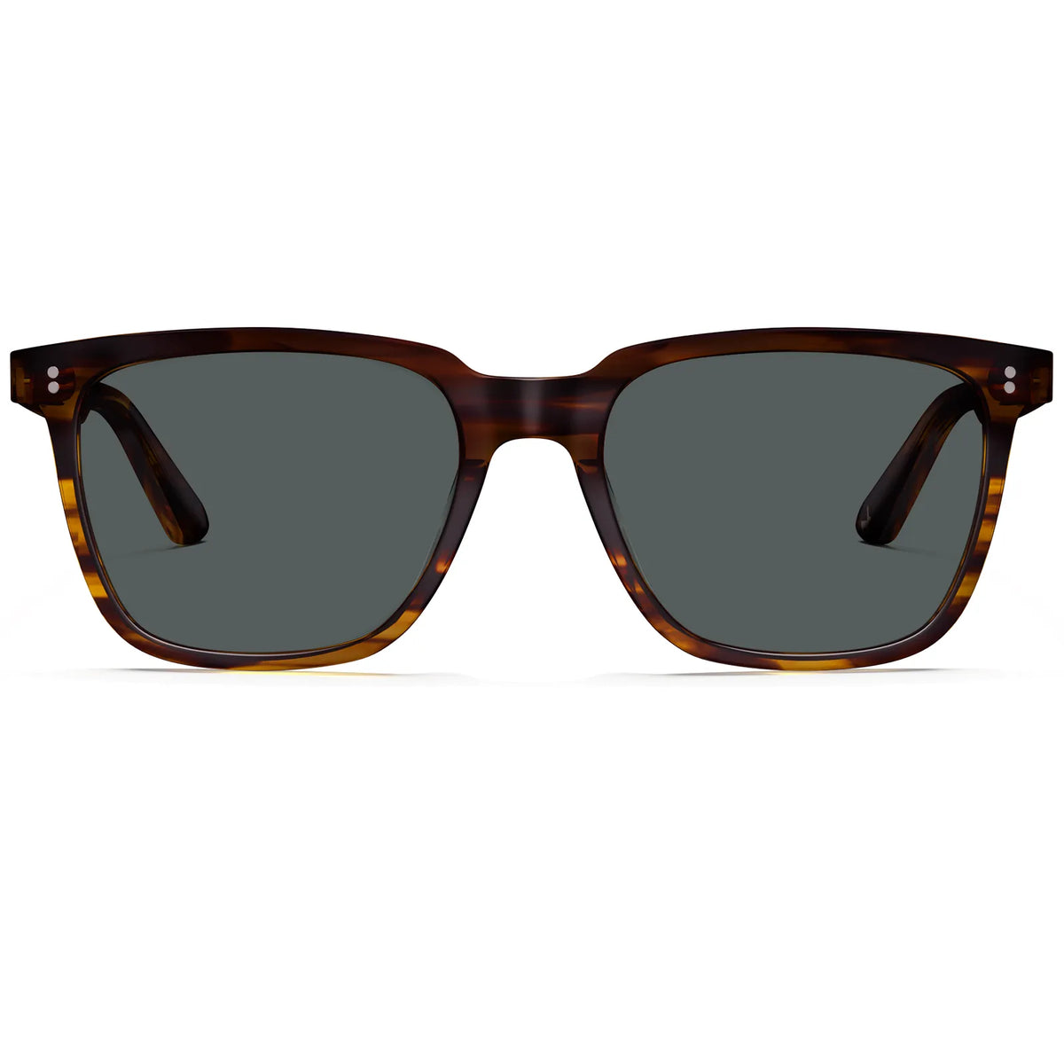 Green Striped Frame with Grey Lenses Wayfarer Sunglasses | CARFIA