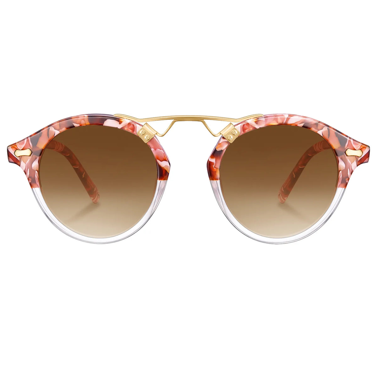 Round Sunglasses | Horn-Rim Round Sunglasses | CARFIA