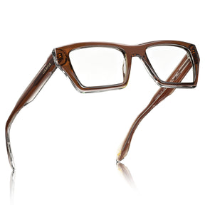 Carfia Prescription Eyeglasses Brown Italian Acetate Frames For Women eyewear fly
