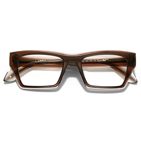 Carfia Prescription Eyeglasses Brown Italian Acetate Frames For Women eyewear fold