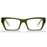 carfia Prescription Eyeglasses green Italian Acetate Frames For Women front