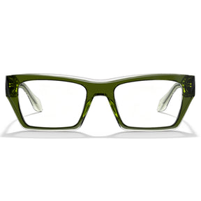 carfia Prescription Eyeglasses green Italian Acetate Frames For Women front