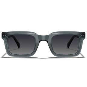 carfia Prescription Sunglasses for Men UV400 Polarized Acetate Frame grey eyewear front