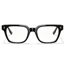 carfia Premium Italian Acetate Eyeglasses Timeless Black Frame Design front