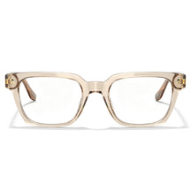 CARFIA Camet Rectangular Eyeglasses  Italian Designed Dark gold Acetate Frames front