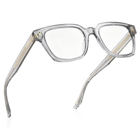 CARFIA Camet Rectangular Eyeglasses Italian-Designed Clear Acetate Frames for men fly