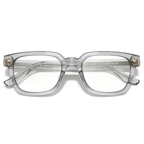 CARFIA Camet Rectangular Eyeglasses Italian-Designed Clear Acetate Frames for men fold