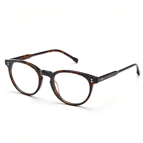 CARFIA Finco FC03 – Crystal Clear Acetate Eyeglasses Italian-Inspired tortoise glassees angle