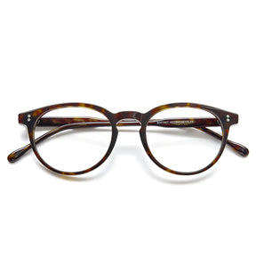CARFIA Vinyl FC03 prescription glasses Tortoise Round Acetate Eyeglasses flod