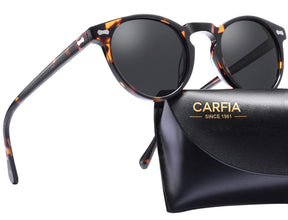 Carfia Concord-L04-RX Tortoise Acetate Heart Polarized Eyeglasses for Men, Additional View
