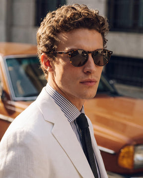 Carfia Concord-L04-RX Tortoise Acetate Heart Polarized Eyeglasses for Men, Detail View