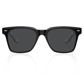 Carfia Peoria-C1 Black Heart Polarized Sunglasses for Men, front view