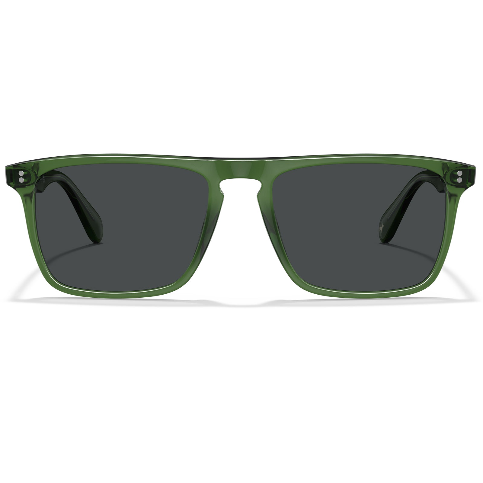 Carfia Shelton-C17 Green Sunglasses for Men, Front View